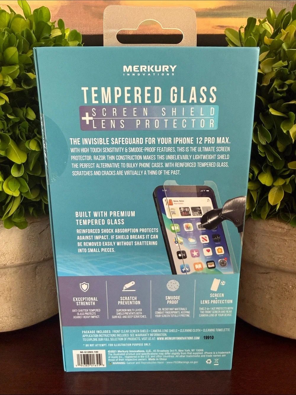 MERKURY INNOVATIONS ✨TEMPERED GLASS✨ SCREEN SHIELD + LENS PROTECTOR 🌟BNIB🌟